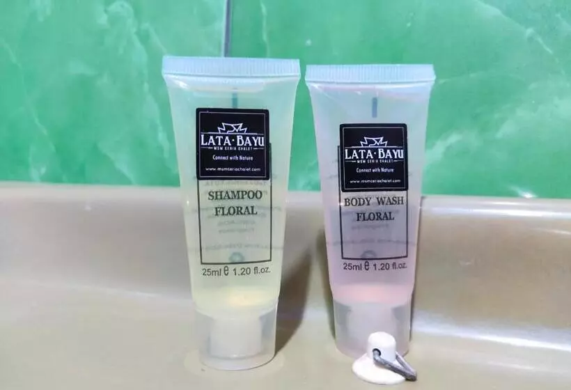 Lomakeskus Lata Bayu Chalet   Waterfall & River With Kids Pool