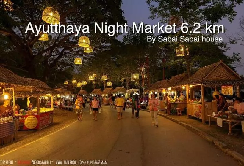 Modern Room At Sabai Sabai Homestay Ayutthaya