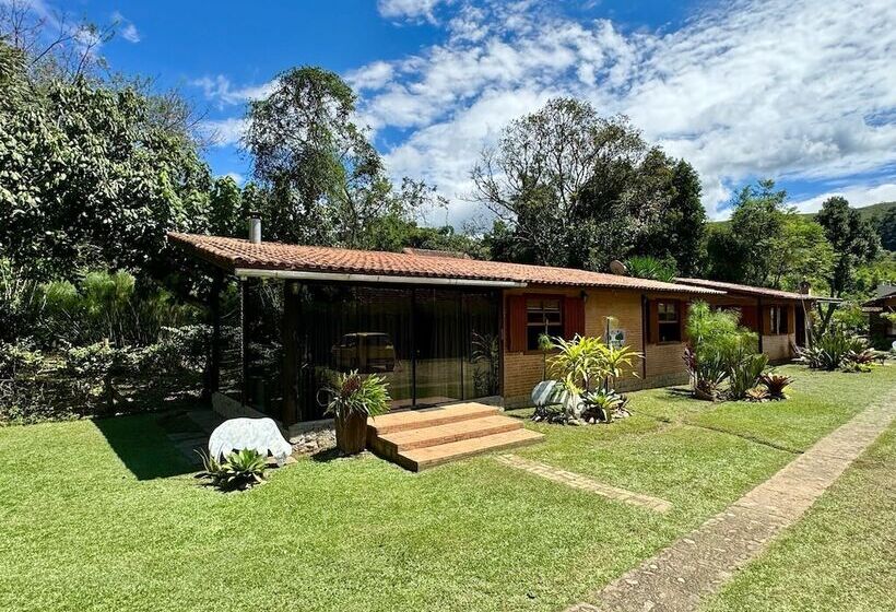 هاستل Pousada Chalés Jardim Das Bromélias   Visconde De Mauá