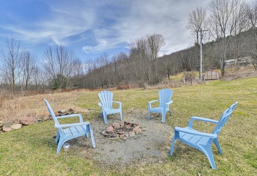 A Frame Catskills Cabin W/ Scenic Views + Hot Tub!