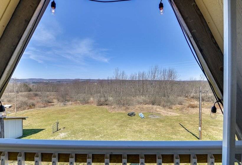 A Frame Catskills Cabin W/ Scenic Views + Hot Tub!