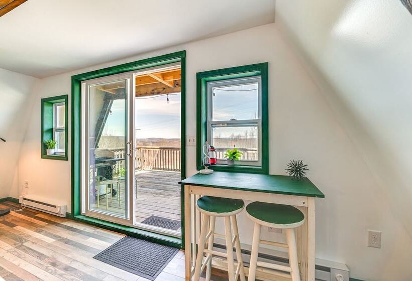 A Frame Catskills Cabin W/ Scenic Views + Hot Tub!