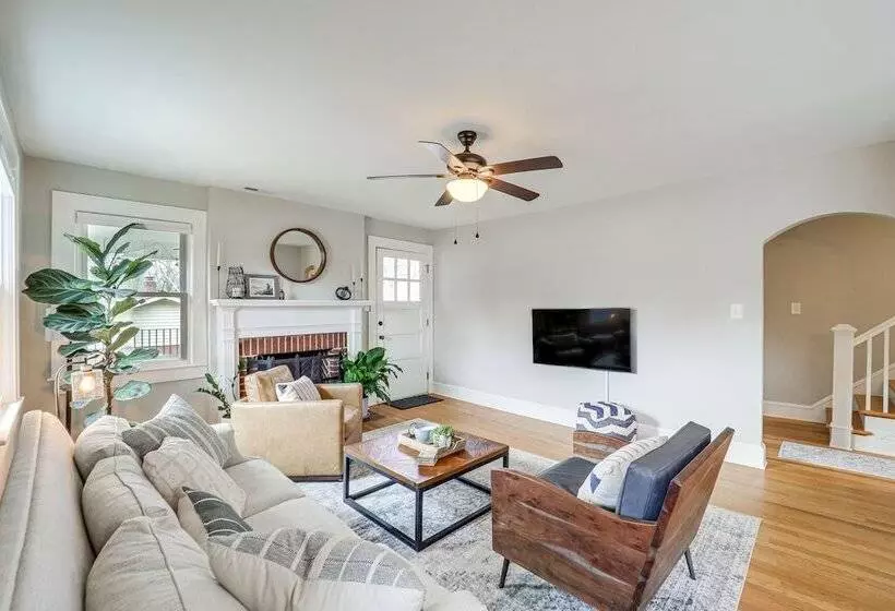 Historic Morganton Home W/ Patio & Fire Pit!