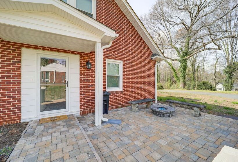 Historic Morganton Home W/ Patio & Fire Pit!