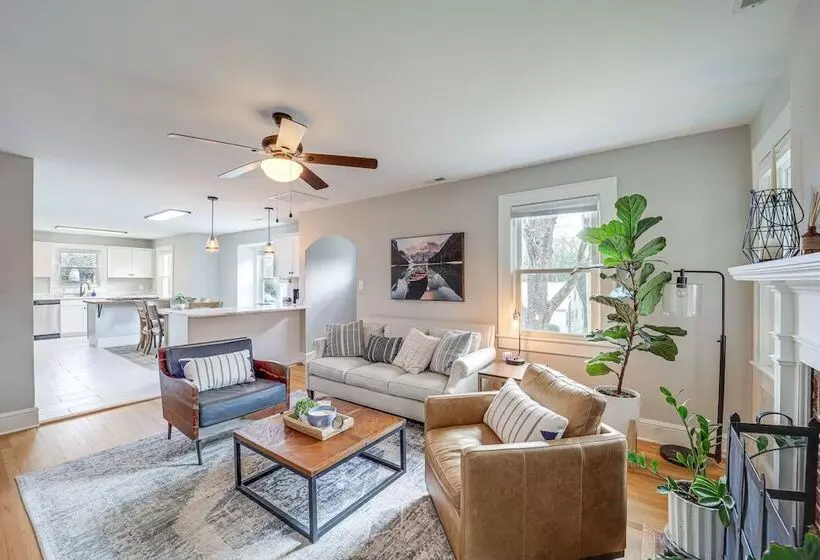 Historic Morganton Home W/ Patio & Fire Pit!