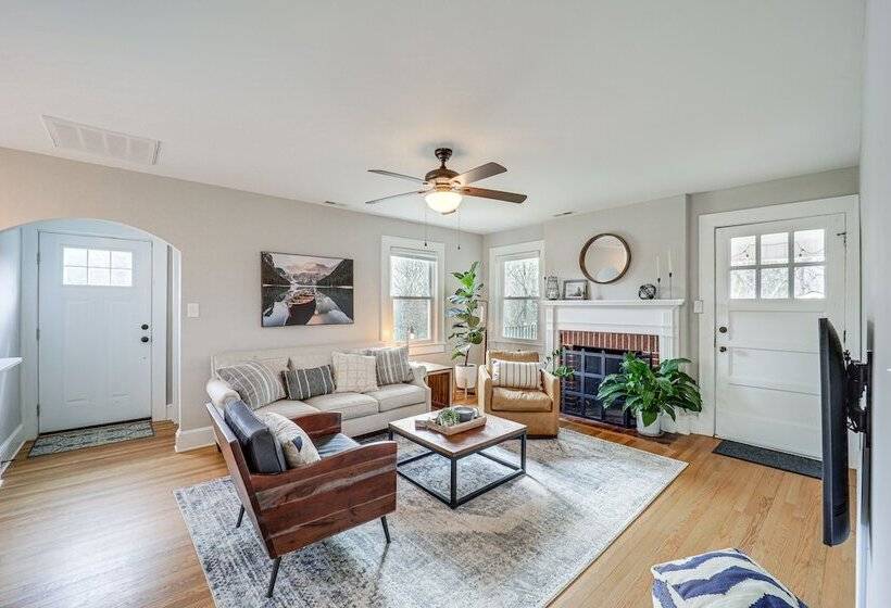 Historic Morganton Home W/ Patio & Fire Pit!