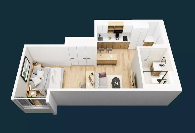 ホテル The Flexy Living Tres Cantos