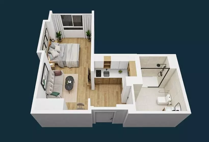 ホテル The Flexy Living Tres Cantos