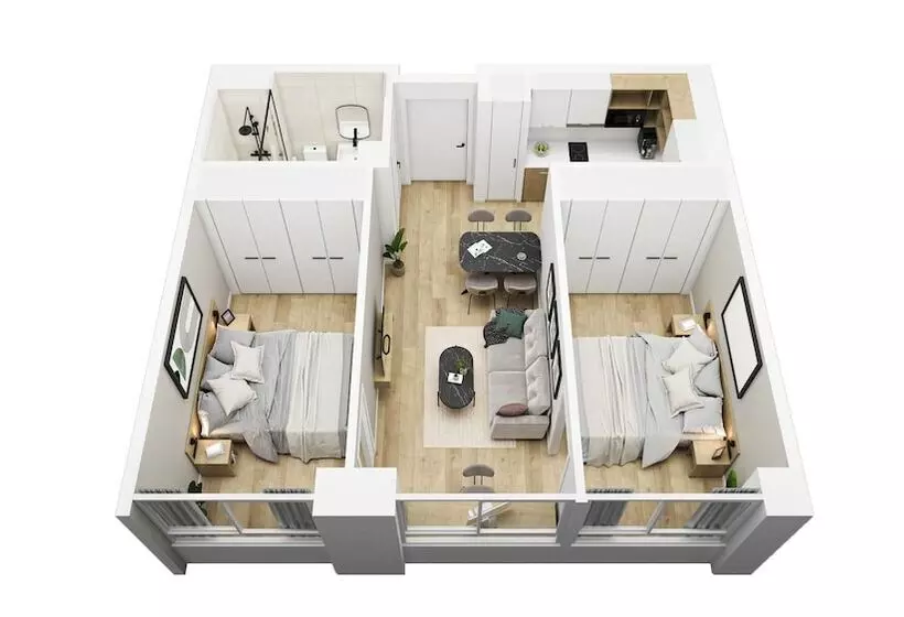 ホテル The Flexy Living Tres Cantos