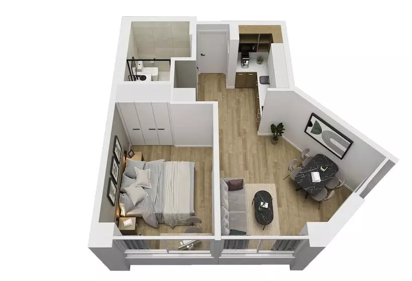 ホテル The Flexy Living Tres Cantos