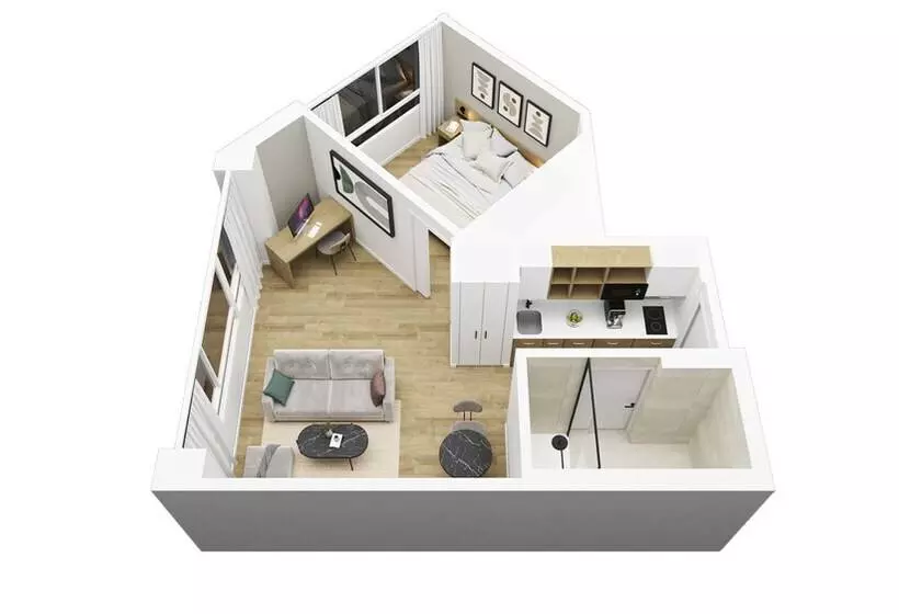 ホテル The Flexy Living Tres Cantos