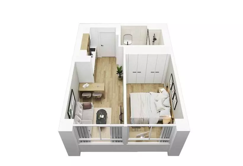 ホテル The Flexy Living Tres Cantos