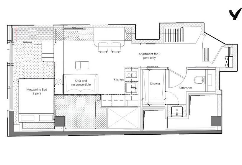 ホテル Yuna Montmartre   Apart