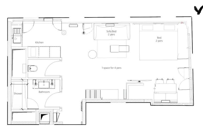 ホテル Yuna Montmartre   Apart