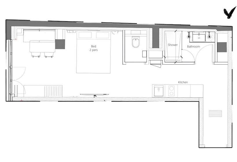 ホテル Yuna Montmartre   Apart