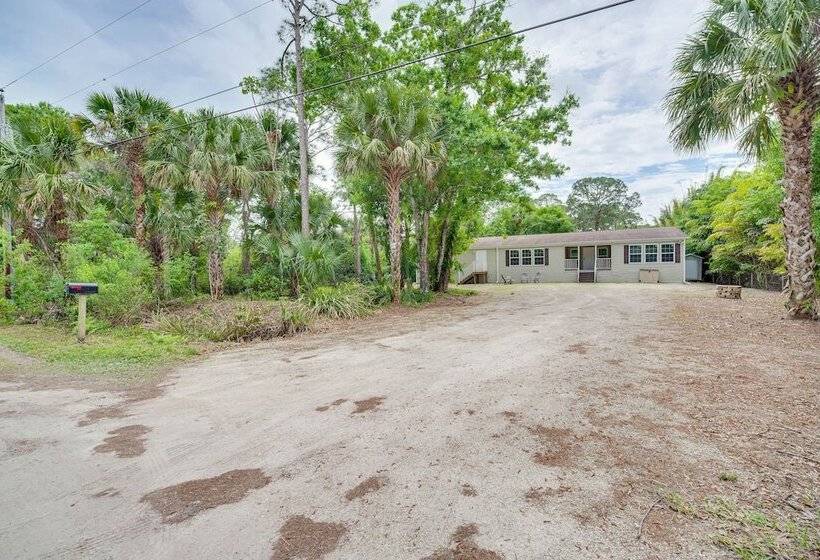 Pet Friendly Palm City Home W/ Yard & Grill!