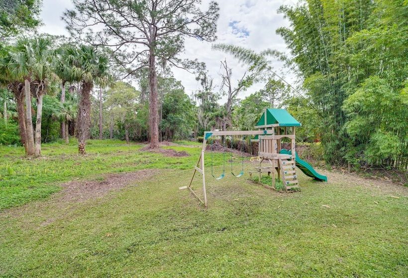 Pet Friendly Palm City Home W/ Yard & Grill!