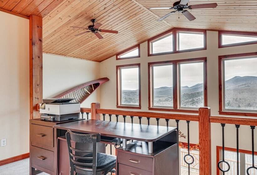 Saranac Lake Home W/ Deck, Grill & Mountain Views!