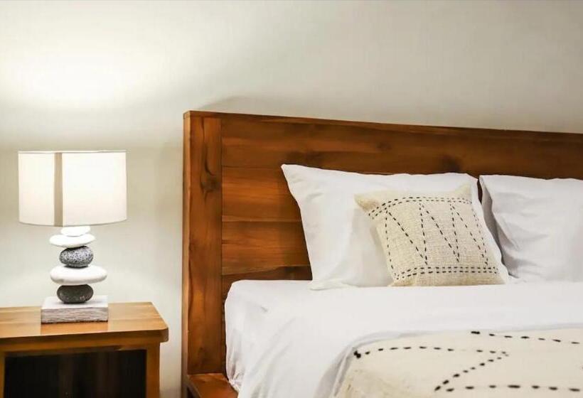 פנסיון Modern Room W/ Desk, Office Chair & Kitchenette /3