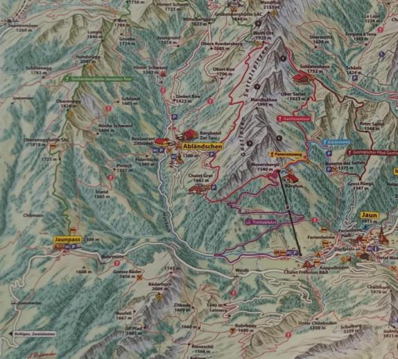 ユースホステル Chambre Double Doppelzimmer Camping Jaunpass