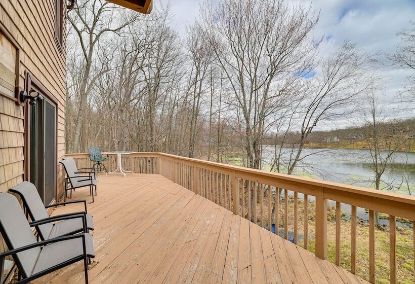 Lakefront East Stroudsburg Home W/ Hot Tub + Deck!