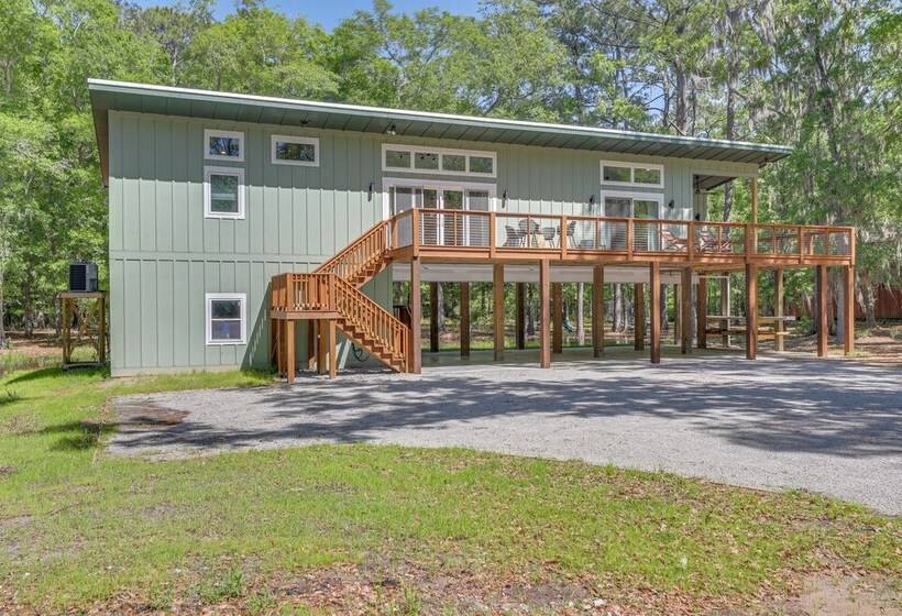 Peaceful Edisto Island Home, 1 Mi To State Park!