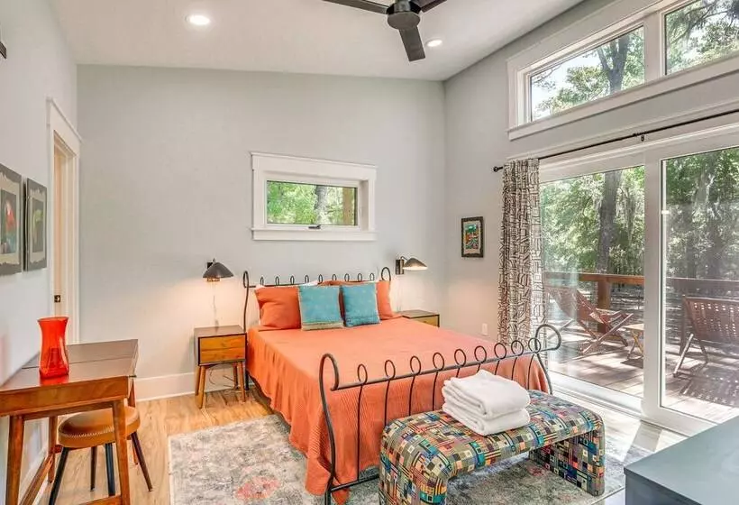 Peaceful Edisto Island Home, 1 Mi To State Park!