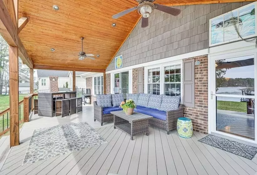 Waterfront Lake Gaston Home W/ Private Dock!