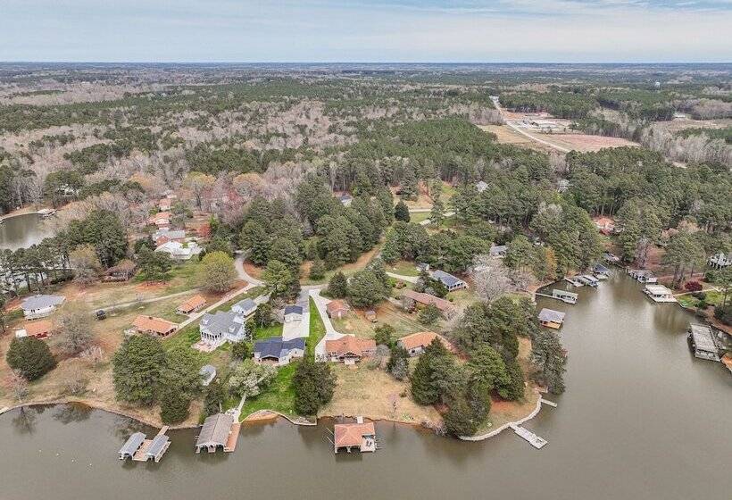Waterfront Lake Gaston Home W/ Private Dock!