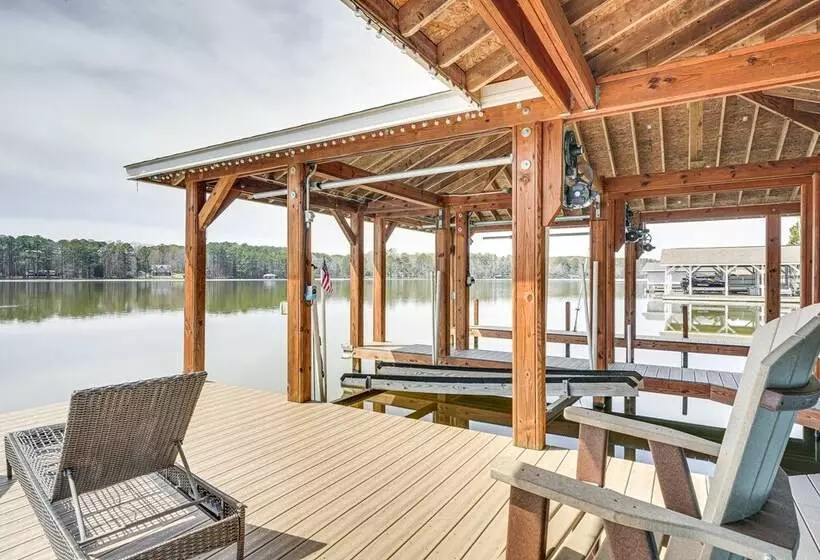 Waterfront Lake Gaston Home W/ Private Dock!