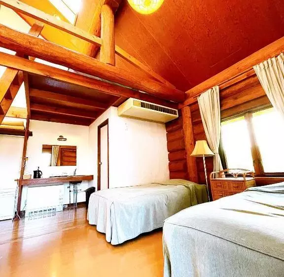 تختخواب و صبحانه Hakuba Pension & Log Hotel Meteor