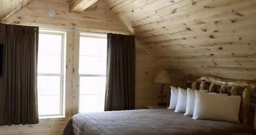 ホテル Cabins Of Mackinac & Lodge