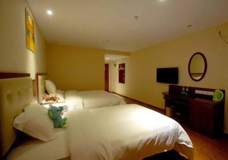 Hotelli Greentree Inn Shandong Taian Bus Station Lingshan Street Express