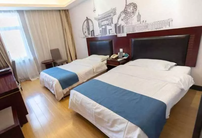 Hotelli Greentree Inn Tianjin Hebei District Beining Park