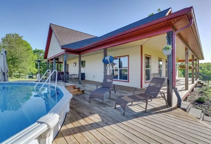 Neosho Home On 90 Acres W/ Private Pool & Fire Pit