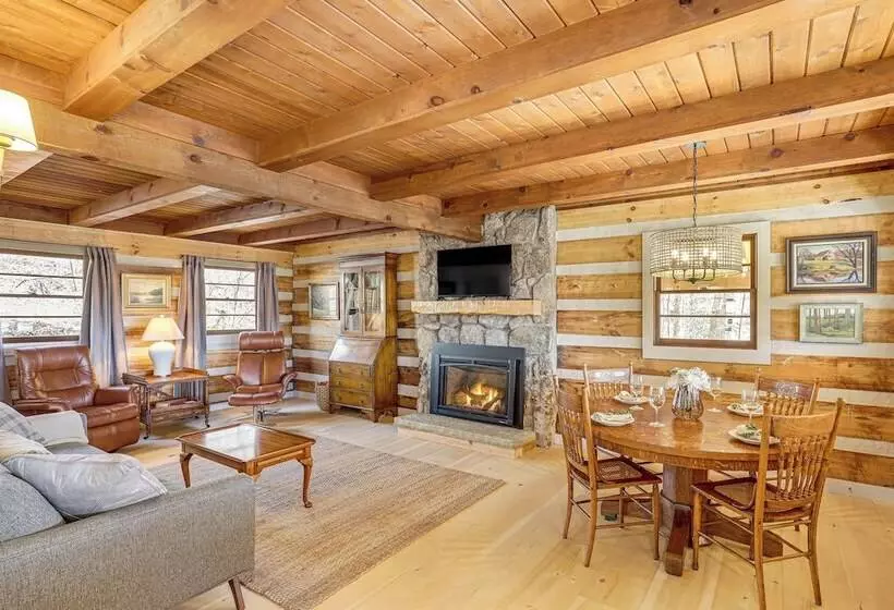Mars Hill Log Cabin W/ Fire Pit & Resort Amenities