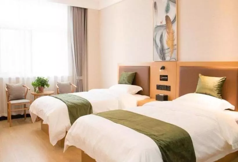 Hotelli Greentree Inn Express Guannan County Xinwan Bei Road
