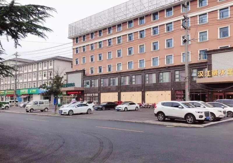 ホテル Greentree Inn Xuzhou Pizhou Dayunhe Decorative City Pixin N Road Express