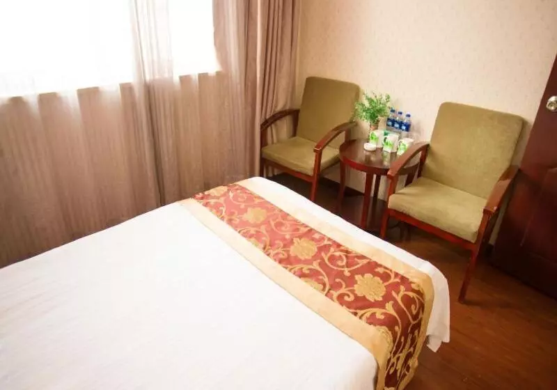 Hotelli Greentree Inn Shanxi Yan An Luochuan Fuqian Street Express