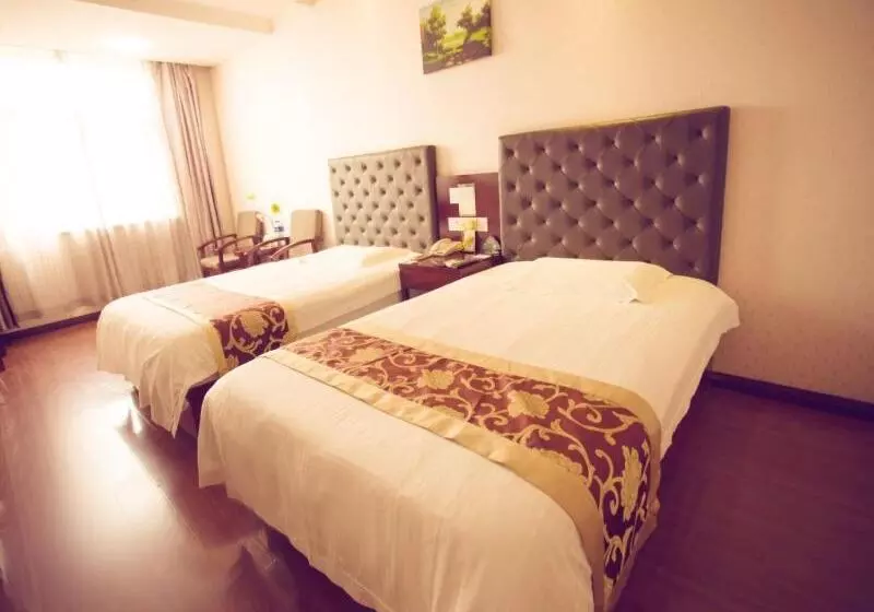 Hotelli Greentree Inn Shanxi Yan An Luochuan Fuqian Street Express
