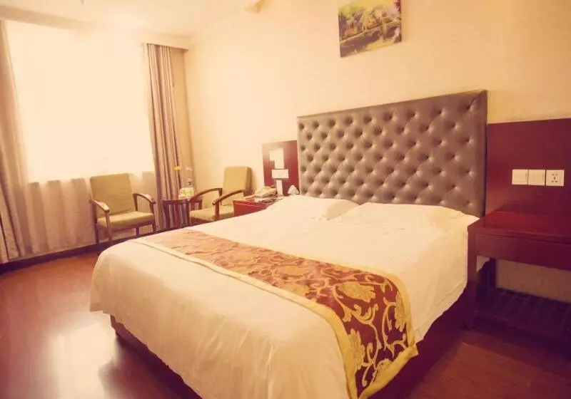 Hotelli Greentree Inn Shanxi Yan An Luochuan Fuqian Street Express