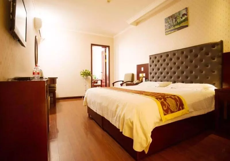 Hotelli Greentree Inn Shanxi Yan An Luochuan Fuqian Street Express