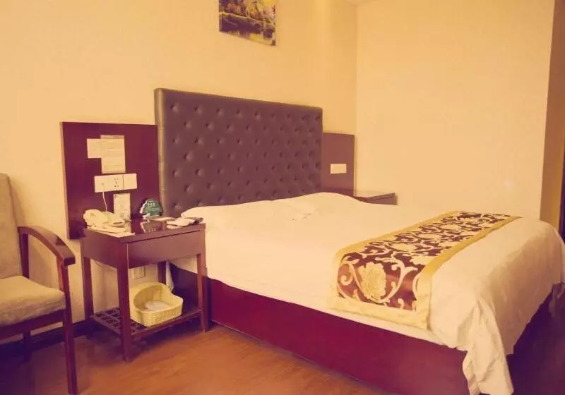 Hotelli Greentree Inn Shanxi Yan An Luochuan Fuqian Street Express