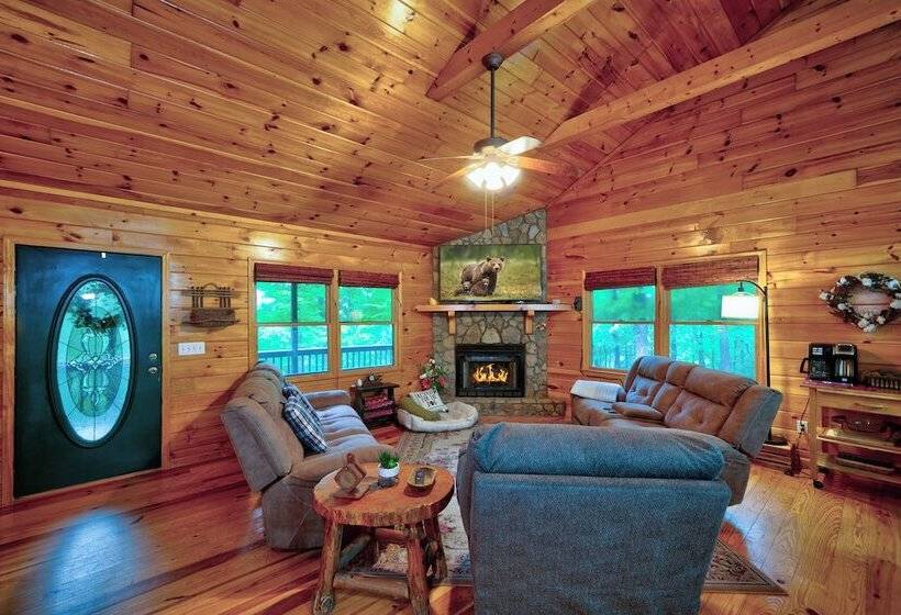 2 Bedroom Home In Ellijay! Private Hot Tub And Sunset Views