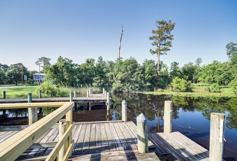 Pet Friendly Bay St Louis Home W/ Dock!