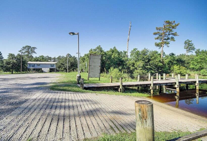 Pet Friendly Bay St Louis Home W/ Dock!