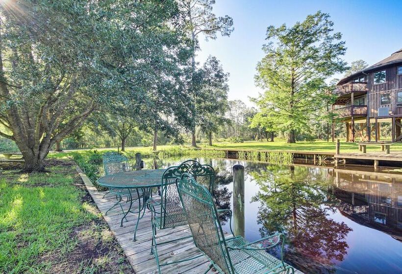 Pet Friendly Bay St Louis Home W/ Dock!