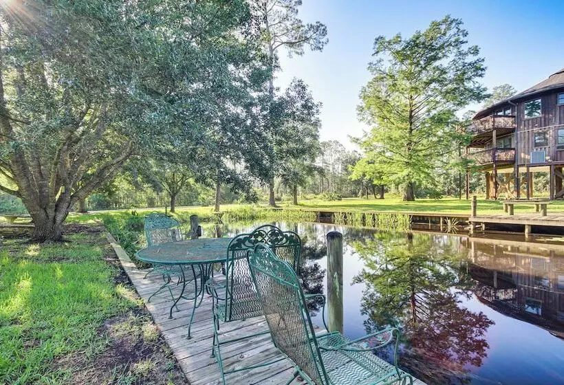 Pet Friendly Bay St Louis Home W/ Dock!