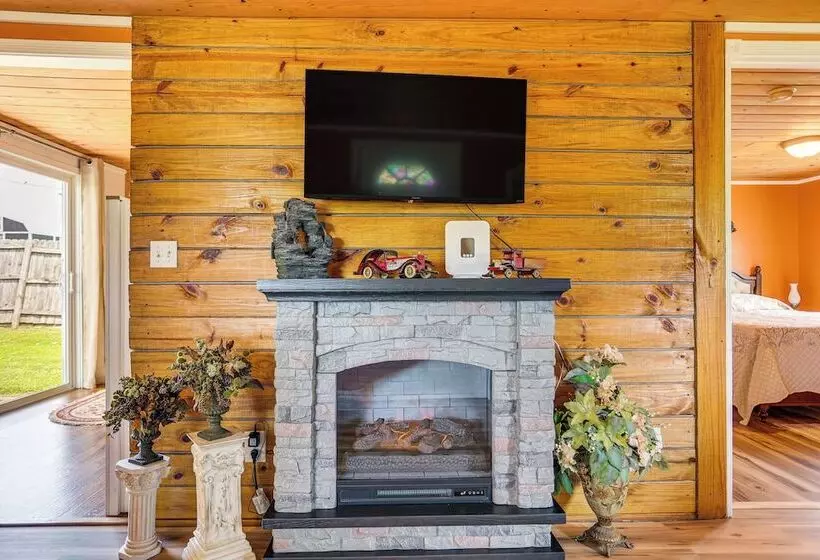 Cozy Water Valley Home W/ Yard & Fire Pit!