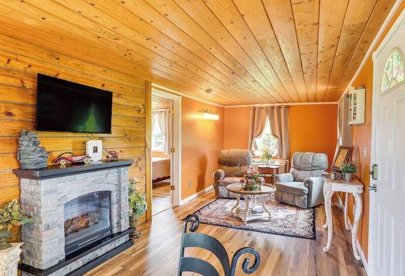 Cozy Water Valley Home W/ Yard & Fire Pit!